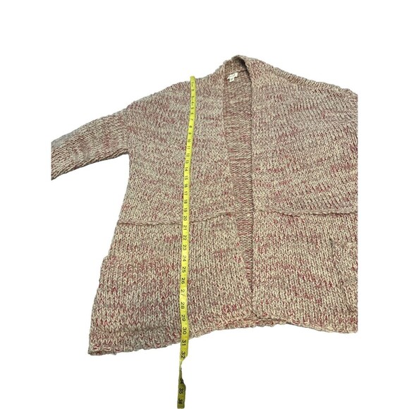 PureJill Women's RED GRAY WHITE Open Front Wool Blend Cardigan Pockets Size XL - Picture 10 of 10